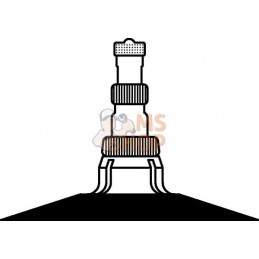 Chambre à air pour jante de Ø 32", 30.5-32 ; 800/65R32, valve à eau TR218A, Kramp | KRAMP Chambre à air pour jante de Ø 32", 30.