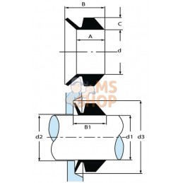 Cale d'étanchéité Ø 14mm 10 pcs | KRAMP Cale d'étanchéité Ø 14mm 10 pcs | KRAMPPR#508253