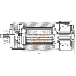 Moteur MPP DC 24VDC 3000W B14A | KRAMP Moteur MPP DC 24VDC 3000W B14A | KRAMPPR#506342