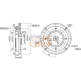 Moteur MPP DC 24VDC 3000W B14A | KRAMP Moteur MPP DC 24VDC 3000W B14A | KRAMPPR#506342