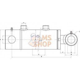 Vérin DE D60-100-400 série ST | KRAMP Vérin DE D60-100-400 série ST | KRAMPPR#843215