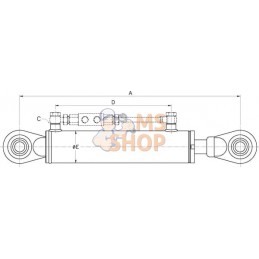 Barre de poussée hydraulique | KRAMP Barre de poussée hydraulique | KRAMPPR#707396