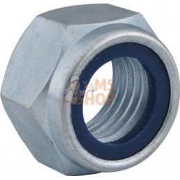 Ecrou hexagonal autobloquant à bague nylon DIN985 M10x1.50 Kramp | KRAMP Ecrou hexagonal autobloquant à bague nylon DIN985 M10x1