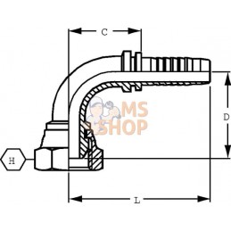 Raccord à sertir M12 6L 90° | KRAMP Raccord à sertir M12 6L 90° | KRAMPPR#649701