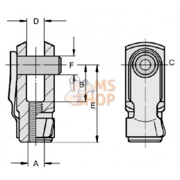 Fourche M20x1,5 | KRAMP Fourche M20x1,5 | KRAMPPR#650939