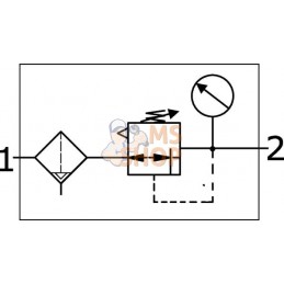 Régulateur à filtre 1/4" | KRAMP Régulateur à filtre 1/4" | KRAMPPR#650422