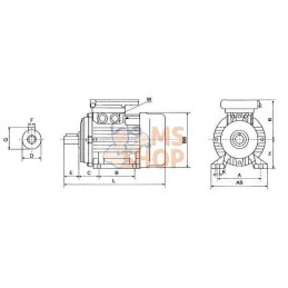 Moteur électrique 0,18 kW | KRAMP Moteur électrique 0,18 kW | KRAMPPR#596842