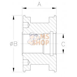 Piston DS25 alésage 70 | KRAMP Piston DS25 alésage 70 | KRAMPPR#564895