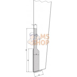 Dent de herse carb. LMC D. p/Rabe | KRAMP Dent de herse carb. LMC D. p/Rabe | KRAMPPR#775922