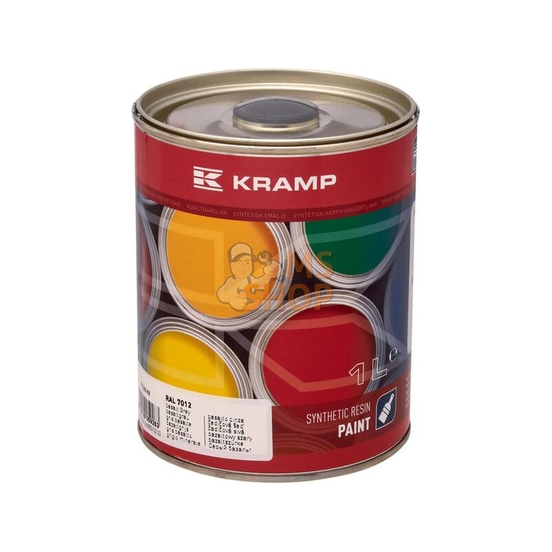 RAL 7012 gris basalte 1 L | KRAMP RAL 7012 gris basalte 1 L | KRAMPPR#731048