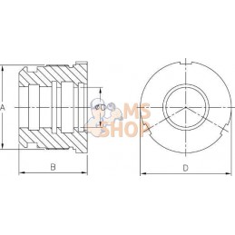Ecrou finale DS25/32 160-80 | KRAMP Ecrou finale DS25/32 160-80 | KRAMPPR#563945