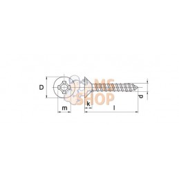 Vis pour plaques de plâtre 3,5x35mm PH2 fraisée, DIN 18182 Kramp | KRAMP Vis pour plaques de plâtre 3,5x35mm PH2 fraisée, DIN 18