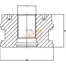 Piston DS25 alés. 110 | KRAMP Piston DS25 alés. 110 | KRAMPPR#564373