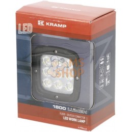 Phare de travail LED 15W 1800lm Faisceau large Deutsch | KRAMP Phare de travail LED 15W 1800lm Faisceau large Deutsch | KRAMPPR#