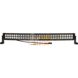 Barre lumineuse de travail LED, 180W, 15300lm, rectangulaire, 12/24V, blanche, 802x57mm prise Deutsch, Combo, 60 LED, Kramp | KR