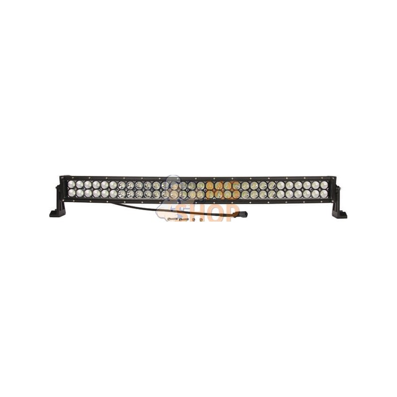 Barre lumineuse de travail LED, 180W, 15300lm, rectangulaire, 12/24V, blanche, 802x57mm prise Deutsch, Combo, 60 LED, Kramp | KR