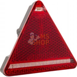 Feu arrière LED gauche triangulaire, 12-24V, 163x144x38.8mm, 5-fiches, Kramp | KRAMP Feu arrière LED gauche triangulaire, 12-24V
