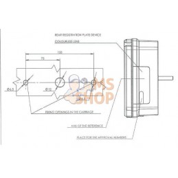 Feu arrière rectangle gauche | KRAMP Feu arrière rectangle gauche | KRAMPPR#776667