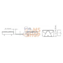 Feu arrière rectangle gauche | KRAMP Feu arrière rectangle gauche | KRAMPPR#776667