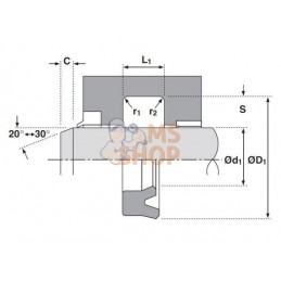 Joint tige 8x18x9UN L1=10 | KRAMP Joint tige 8x18x9UN L1=10 | KRAMPPR#565874