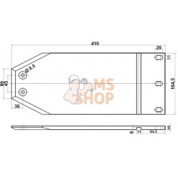 Patin plastique | KRAMP Patin plastique | KRAMPPR#775549