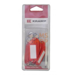 Porte-clefs rouge étiquette | KRAMP BLISTER Porte-clefs rouge étiquette | KRAMP BLISTERPR#721899
