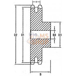 Pignon Duplex 13 dents chaîne 1/2" 08 B-2 Kramp | KRAMP Pignon Duplex 13 dents chaîne 1/2" 08 B-2 Kramp | KRAMPPR#843312