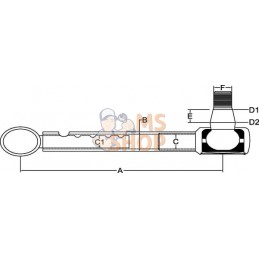 Embout de rotule de direction NH | KRAMP Embout de rotule de direction NH | KRAMPPR#844132