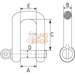 Manille de stabilisateur | KRAMP Manille de stabilisateur | KRAMPPR#565629
