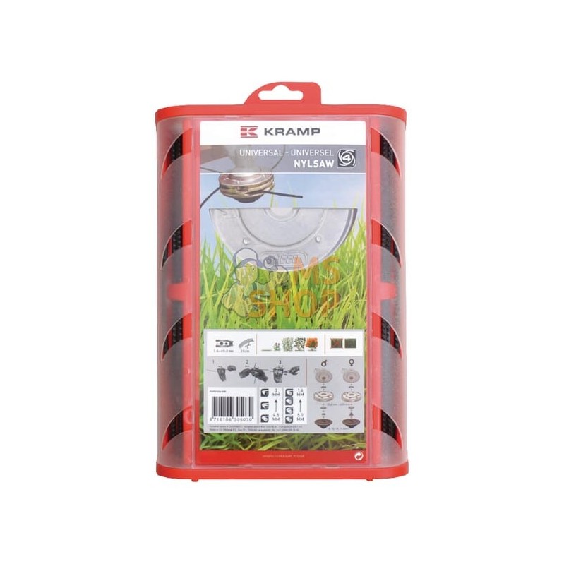 Tête de coupe Alu 4 fils Ø4mm | KRAMP Tête de coupe Alu 4 fils Ø4mm | KRAMPPR#882082 Tête de coupe Alu 4 fils Ø4mm | KRAMP Tête de coupe Alu 4 fils Ø4mm | KRAMPPR#882082