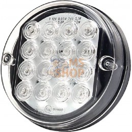 Feu arrière multifonction LED, rond, 12-24V, Ø 115mm, Kramp | KRAMP Feu arrière multifonction LED, rond, 12-24V, Ø 115mm, Kramp 