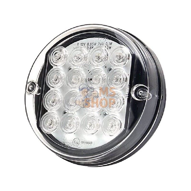 Feu arrière multifonction LED, rond, 12-24V, Ø 115mm, Kramp | KRAMP Feu arrière multifonction LED, rond, 12-24V, Ø 115mm, Kramp 