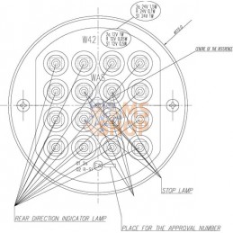 Feu arrière multifonction LED, rond, 12-24V, Ø 115mm, Kramp | KRAMP Feu arrière multifonction LED, rond, 12-24V, Ø 115mm, Kramp 