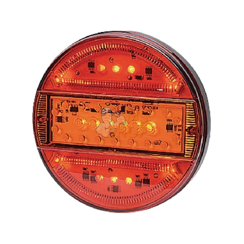 Feu arrière multifonction LED, rond, 12-24V, Ø 140mm, Kramp | KRAMP Feu arrière multifonction LED, rond, 12-24V, Ø 140mm, Kramp 