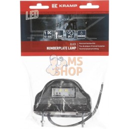 Éclairage de plaque d'immatriculation  LED, 12-24V, 101x58.5x59.6mm, Kramp | KRAMP Éclairage de plaque d'immatriculation  LED, 1