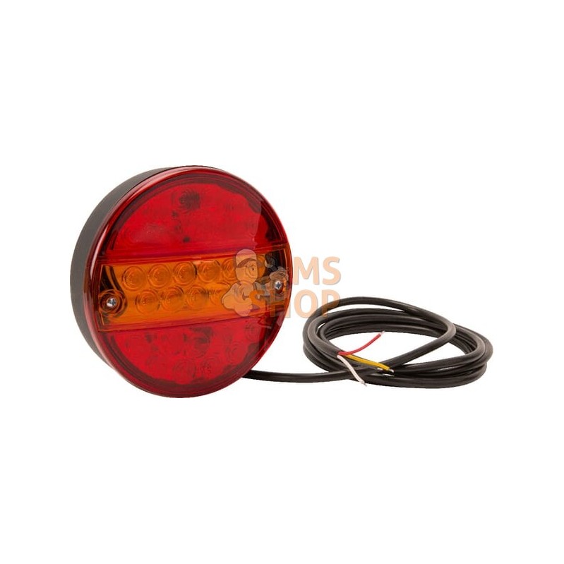 Feu arrière multifonction LED, rond, 12-24V, Ø 142mm, Kramp | KRAMP Feu arrière multifonction LED, rond, 12-24V, Ø 142mm, Kramp 