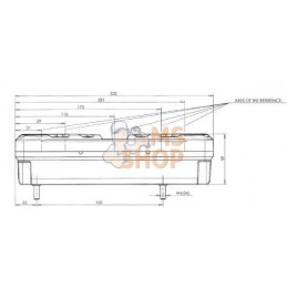 Feu arrière LED rectangulaire droit, 12-24V, 232x142x59mm Kramp | KRAMP Feu arrière LED rectangulaire droit, 12-24V, 232x142x59m