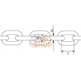 Chaîne calibrée 16 x 56 | KRAMP Chaîne calibrée 16 x 56 | KRAMPPR#775868