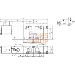 Vanne magnétique 5/2 1/4" | KRAMP Vanne magnétique 5/2 1/4" | KRAMPPR#841110