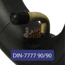 Chambre à air pour jante de Ø 5", 11x4.00-5, valve courbée 90°, 90° au tube, Kramp | KRAMP Chambre à air pour jante de Ø 5", 11x