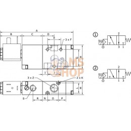 Vanne magnétique 3/2 NO-1/4" | KRAMP Vanne magnétique 3/2 NO-1/4" | KRAMPPR#841603