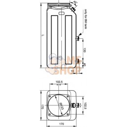 Réservoir MPP 8 ltr. plastique | KRAMP Réservoir MPP 8 ltr. plastique | KRAMPPR#506838