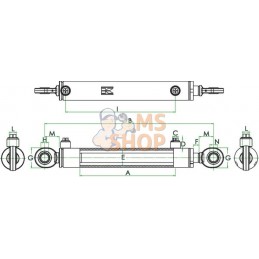 Vérin D45-80-150 GK | KRAMP Vérin D45-80-150 GK | KRAMPPR#506291