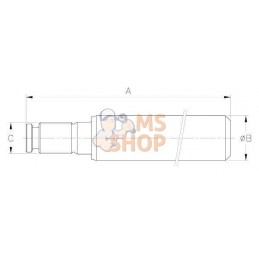 Barre 60 course 1000 D90-100 L=1197 | KRAMP Barre 60 course 1000 D90-100 L=1197 | KRAMPPR#563953