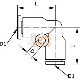 Raccord enfichable en L 16mm | KRAMP Raccord enfichable en L 16mm | KRAMPPR#726330