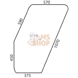 Vitre de porte | KRAMP Vitre de porte | KRAMPPR#506553