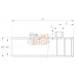 Tube 90 course 750 L=882 250b | KRAMP Tube 90 course 750 L=882 250b | KRAMPPR#564011