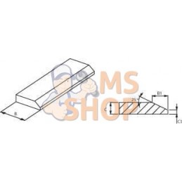 Bande d'usure HB500 250x30mm x1.2m | KRAMP Bande d'usure HB500 250x30mm x1.2m | KRAMPPR#775866