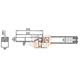 Dent de pirouette p/Deutz-Fahr | KRAMP Dent de pirouette p/Deutz-Fahr | KRAMPPR#565411