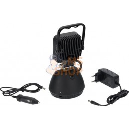 Phare de travail LED rechargeable 15W 900lm poignée + interrupteur | KRAMP Phare de travail LED rechargeable 15W 900lm poignée +